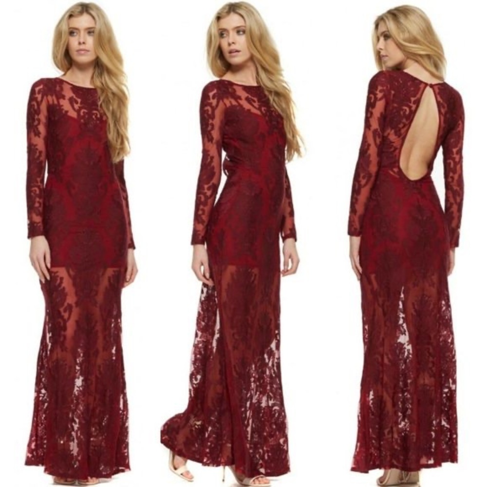 For Love & Lemons Ethereal Maxi Dress